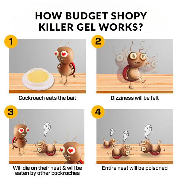 Cockroach Killer Gel Buy 1 Get 1 Free